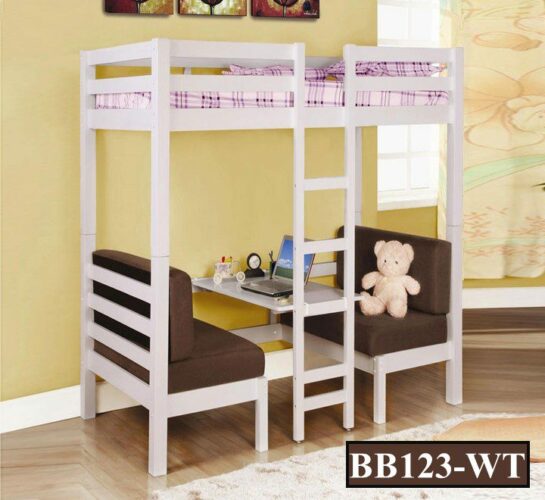 MS Bunk Bed with Desk (BB123)