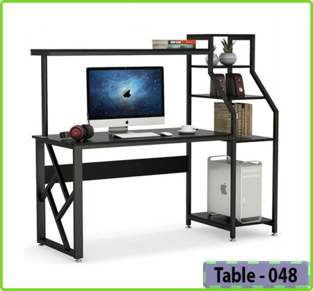 PC Desk with Bookshelf (T048)