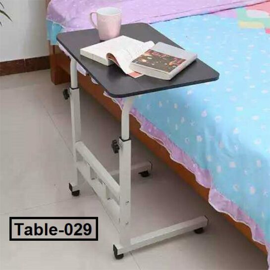 Height adjustable reading table for home