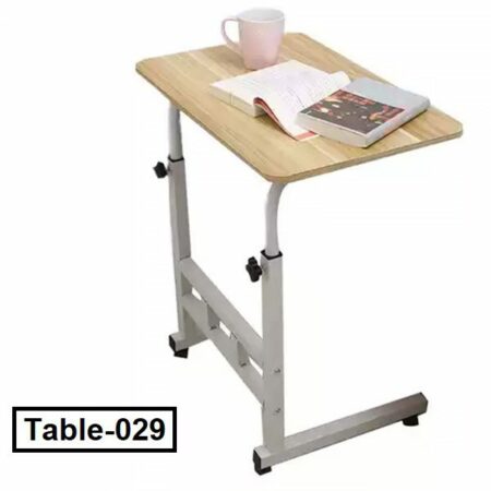 Height adjustable reading table for home