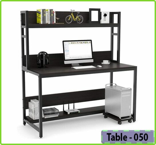 Desktop PC Table with Shelf (T050)