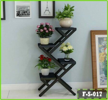 4 Tier Plant Flower Pot Stand Bookcase Display Shelf Home Office Shelving Unit