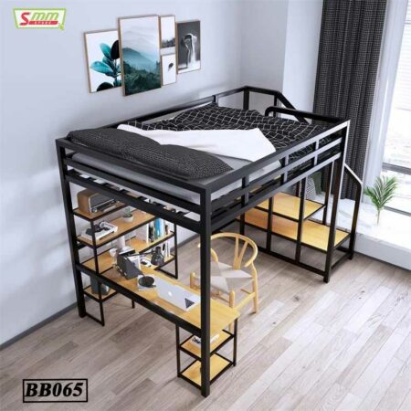 Bunk Bed With Desk & Shelf