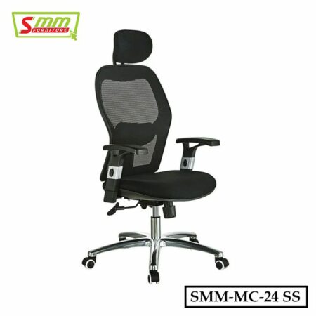 High-Back Headrest Adjustable Arm Executive Manager Chair