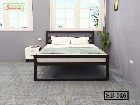 simple couple steel bed