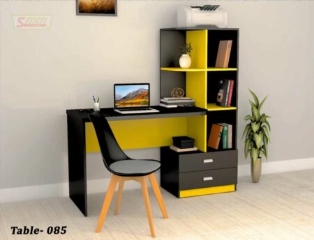 Study Table With 2 Drawer and Storage Shelves (T-085)